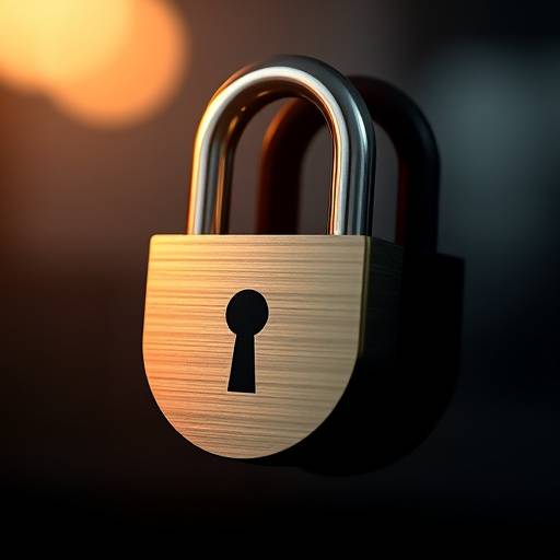 Candado simbolizando la privacidad